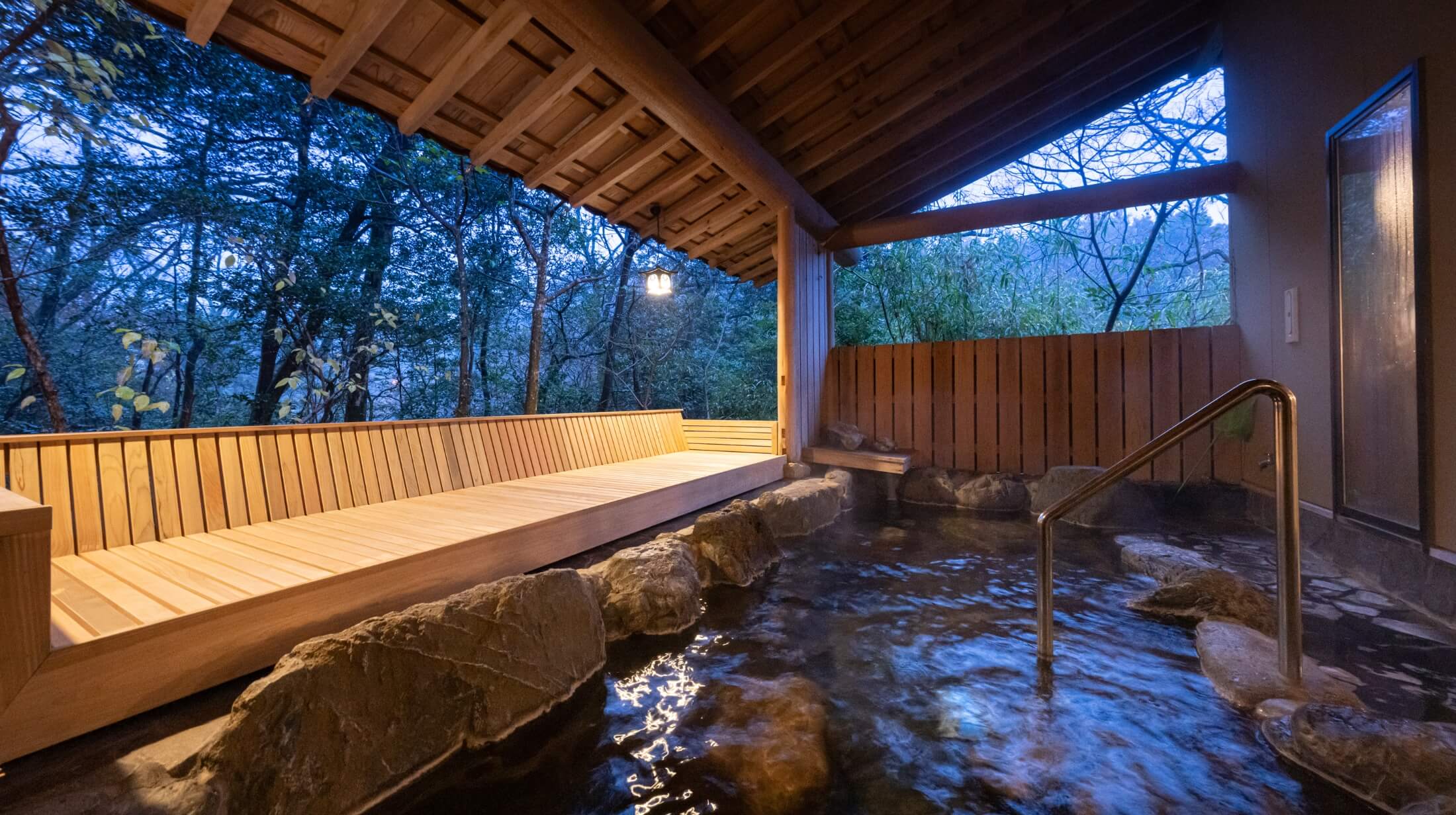 有福温泉 プライベートな露天風呂を楽しめる！